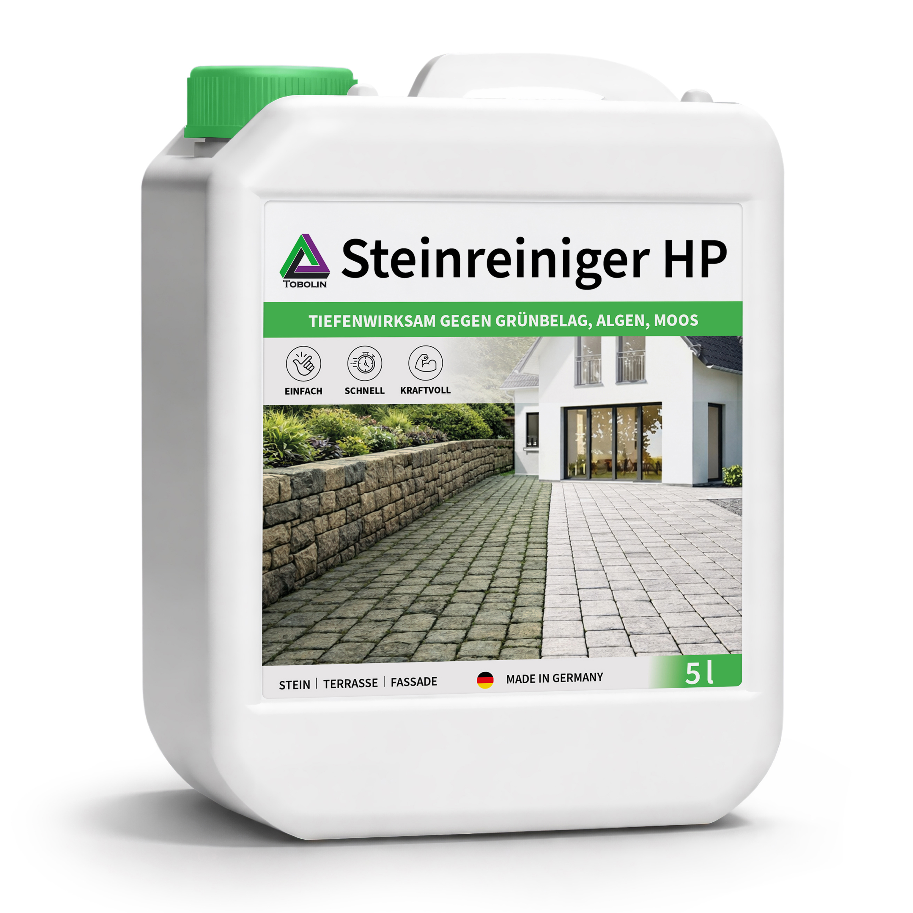 Die Vorteile des TOBOLIN Steinreiniger HP: