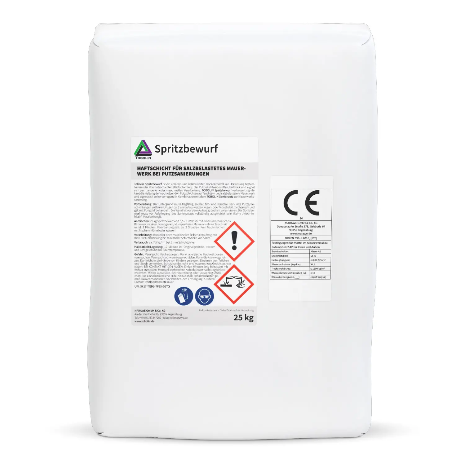 TOBOLIN Spritzbewurf 25 kg