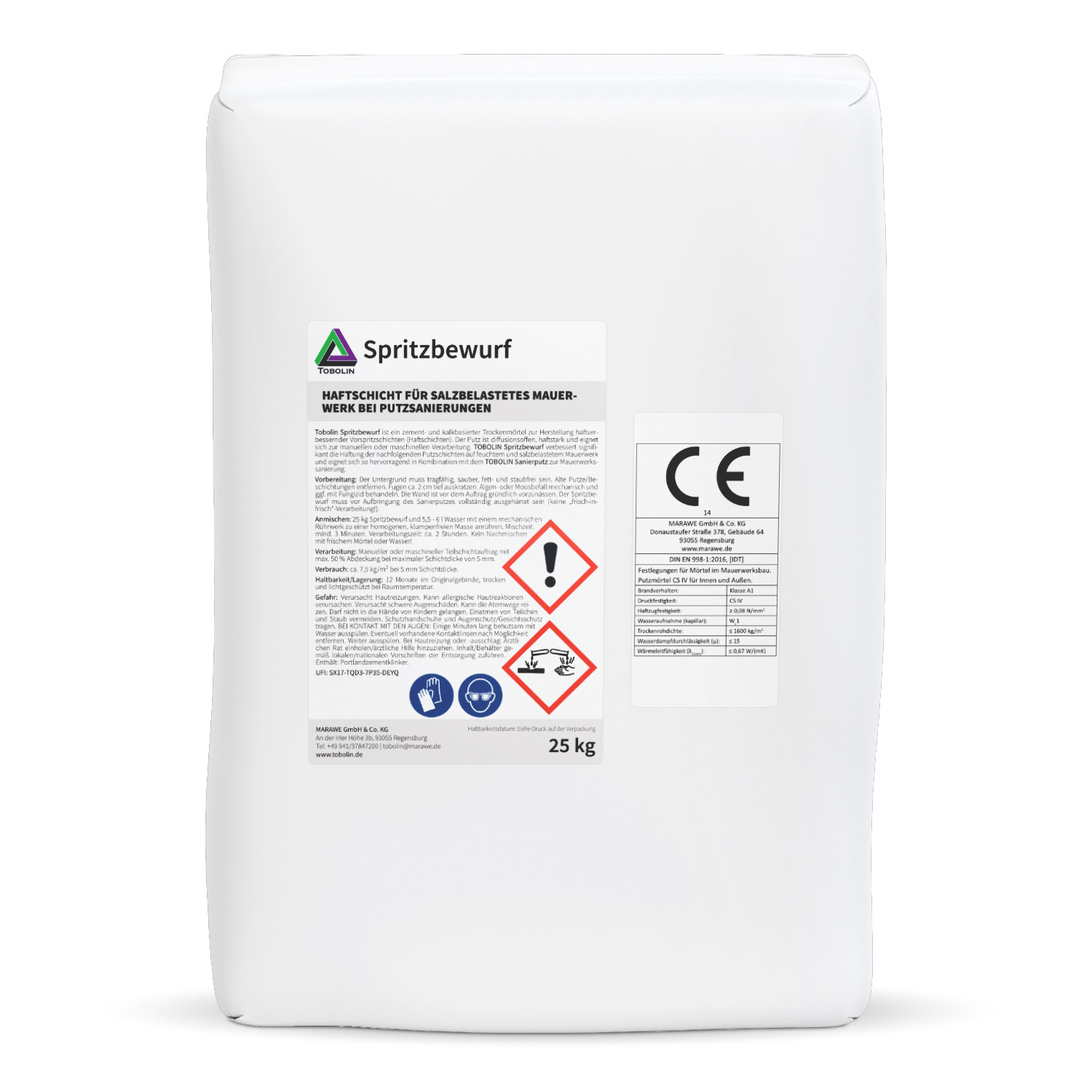 Saint-Gobain weber.san 951S Spritzbewurf schnell zementgrau 25kg | Bauzentrum Rüppel Saint-Gobain weber.san 951S Spritzbewurf schnell zementgrau 25kg | Bauzentrum Rüppel